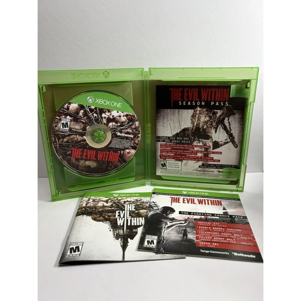 Microsoft Xbox One Game Lot Train Life Gears of War Rare Replay The Evil Within